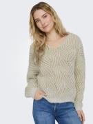 ONLY Pullover 'ONLElin'  hvid-meleret