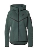 Nike Sportswear Sweatjakke 'TECH FLEECE 2'  smaragd / sort