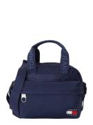 Tommy Jeans Håndtaske 'Essential'  navy / rød / hvid