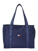 Tommy Jeans Shopper 'Ess'  navy / blodrød / hvid