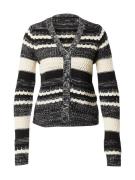 VERO MODA Cardigan 'VMLOLA'  sort / hvid