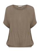 Kaffe Bluse 'Amber Stanley'  sepia