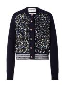 Essentiel Antwerp Cardigan  navy / grøn / sølv