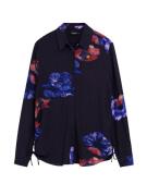 Desigual Bluse  mørkelilla / rød / sort