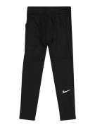 NIKE Sportsbukser 'Pro'  sort / hvid