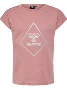 Hummel Bluser & t-shirts  sølvgrå / lys pink