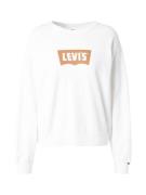 LEVI'S ® Sweatshirt 'HERITAGE'  cognac / hvid