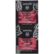 APIVITA Express Beauty Line Smoothing & Firming Face Mask with Gr