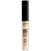 NYX PROFESSIONAL MAKEUP Can't Stop Won't Stop Concealer Pale