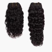 Rapunzel of Sweden Hair weft Bouncy Curl 40 cm 1.2 Black Brown