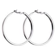 Dazzling Klassiker Earrings Circle Silver