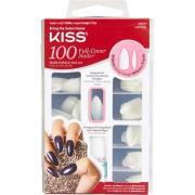 Kiss 100 Nails Full Cover Nails Long Stiletto