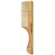 Tek Wooden Detangling Comb With Handle Medium Sized  Teeth