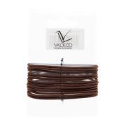 Avalea Hårelastikker tynde 12 stk. Brun