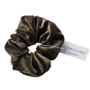 Dazzling Hår Scrunchie Velvet Olive