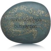 Stone Soap Spa Stone Soap Butterfly pea w. Goldleaf 120 g