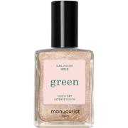 Manucurist Green Nail Polish Gold