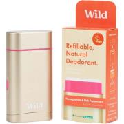 Wild Refillable, Natural Deodorant Pomegranate & Pink Peppercorn