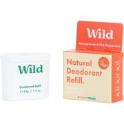 Wild Natural Deodorant Refill Pomegranate & Pink Peppercorn 40 g