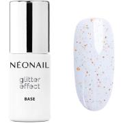 NEONAIL UV Gel Polish Glitter Effect Base White Sparkle