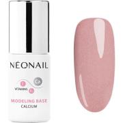 NEONAIL UV Gel Polish Modeling Base Calcium Bubbly Pink