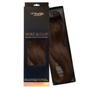 Poze Hairextensions Poze Standard Äkta Löshår Flip & Go 50cm Choc