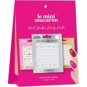 Le Mini Macaron Nail Art Stickers Party Pack