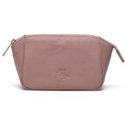 Herschel Milan Small Toiletry Bag Vegan Leather Ash Rose