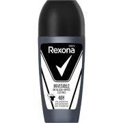 Rexona Men 48h Invisible black + white roll-on