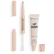 Revolution Beauty London Lip Shape Kit Chauffeur Nude