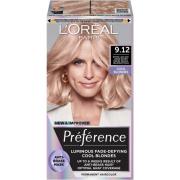 Loreal Paris Préférence Permanent Haircolor Cool Blondes 9,12 Sib