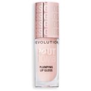 Makeup Revolution Pout Bomb Plumping Gloss Milky Sheer Holo