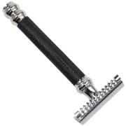 Parker Shaving Parker 26C -Black & Chrome Handle Open Comb 3 Piec