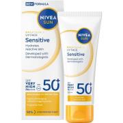 NIVEA SUN UV Face Sensitive Cream SPF 50+ 40 ml