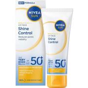 NIVEA SUN UV Face Shine Control Cream SPF 50+ 40 ml