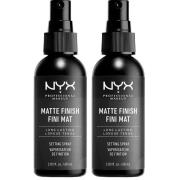 NYX PROFESSIONAL MAKEUP Matte Finish, Makeup Setting Spray 01 Mat