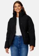 BUBBLEROOM Rahima Drawstring Waist Puffer Jacket Black 44