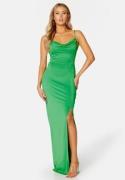 Bubbleroom Occasion Odette Waterfall Gown Green S