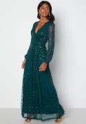 AngelEye Long Sleeve Seqiun Dress Emerald M (UK12)