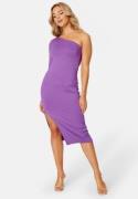 BUBBLEROOM One Shoulder Dress Purple XS