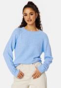 VERO MODA Vmdoffy LS O-Neck Blouse Little Boy Blue Detail:MELANGE XL