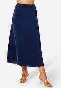 VILA Ravenna Long Skirt Navy Blazer 34