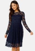 VILA Kalila L/S Lace Dress Navy Blazer XS