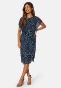 AngelEye Scallop Sequin Midi Dress Navy XL (UK16)