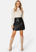 SELECTED FEMME New Ibi Leather Skirt Black 42