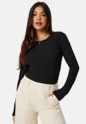 BUBBLEROOM Varja Rib Top Black M