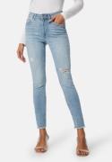 ONLY Onlblush Mid Skinny Ankle Denim Light Medium Blue Denim M/32