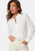 BUBBLEROOM Michele Broderie Anglaise Shirt White 34