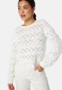 Object Collectors Item Liva L/S O-Neck Knit Pullover Cloud Dancer L