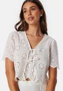 BUBBLEROOM Broderie Anglaise Blouse White XS